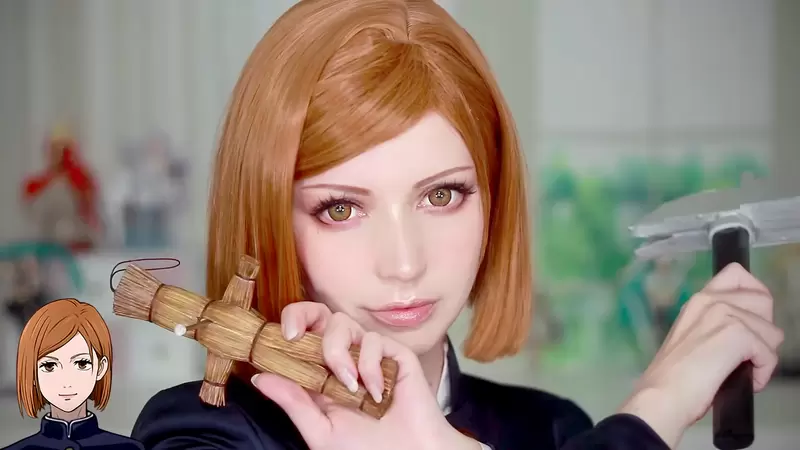 美美撕漫女《Kleiner Pixel》美妝YouTuber變身「咒術迴戰」人氣女角「釘崎野薔薇」