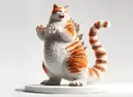 超有才AI創作《喵吉拉》如果把龐然大物哥吉拉變成巨獸大肥貓的模樣會怎樣？
