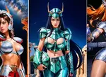讓AI表現出《聖鬥士少女隊》的感覺,這乳量大到聖衣都快要包不住了啦(笑) 讓AI表現出《聖鬥士少女隊》的感覺,這乳量大到聖衣都快要包不住了啦(笑)