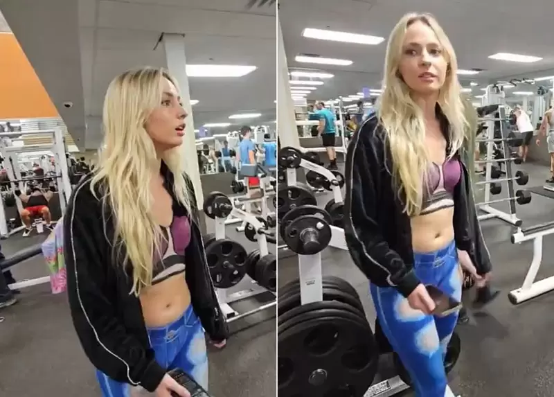 炎上系網紅的社會實驗《以人體彩繪的方式進健身房》被糾正結果自己還惱羞+爆氣