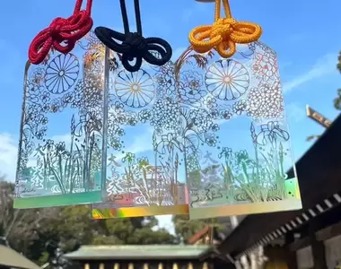 能讓你看見未來的《透明御守》網友秀出在「大鳥大社神社」入手的漂亮護符