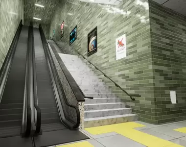 找碴類逃生遊戲《エスカレーター | Escalator》搭乘電扶梯注意〝異象〞才會是你逃出生天的機會