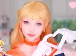 美美撕漫女《Kleiner Pixel》美妝YouTuber變身「美少女戰士」人氣女角「水手金星」愛野美奈子 美美撕漫女《Kleiner Pixel》美妝YouTuber變身「美少女戰士」人氣女角「水手金星」愛野美奈子