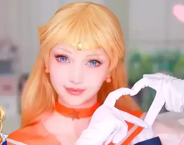 美美撕漫女《Kleiner Pixel》美妝YouTuber變身「美少女戰士」人氣女角「水手金星」愛野美奈子