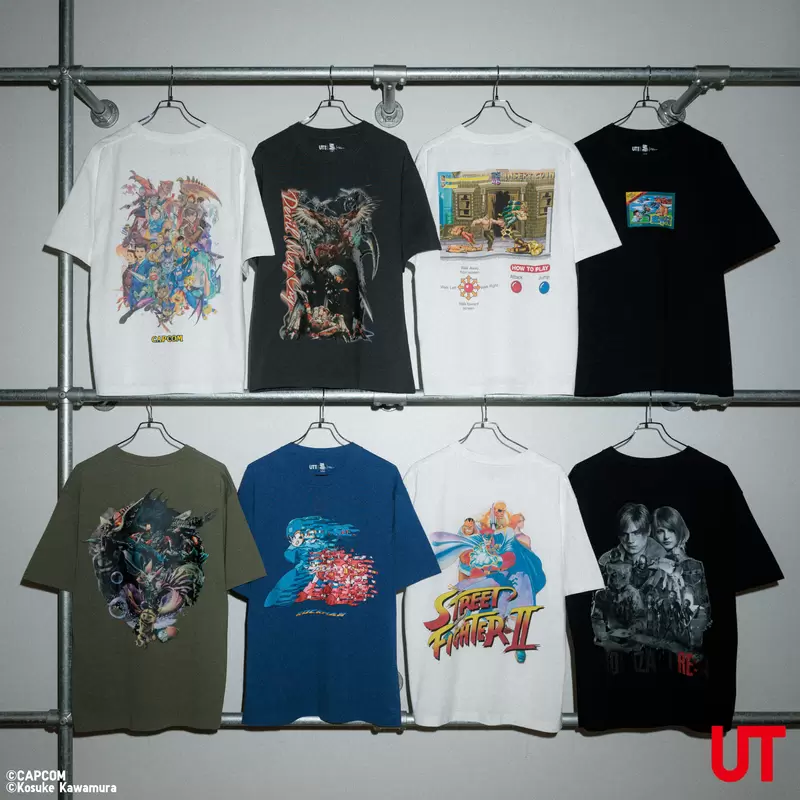 卡普空40周年《Uniqlo×Capcom 連動》推出魔物、洛克人、惡靈古堡...等系列T恤 卡普空40周年《Uniqlo×Capcom 連動》推出魔物、洛克人、惡靈古堡...等系列T恤