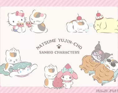 夏目友人帳《三麗鷗×貓咪老師》聯名甜點可以吃的到了