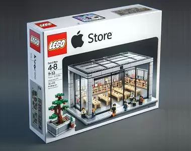 讓AI生成的《Apple Store》樂高玩具系列，真的有這種商品大人們肯定買爆