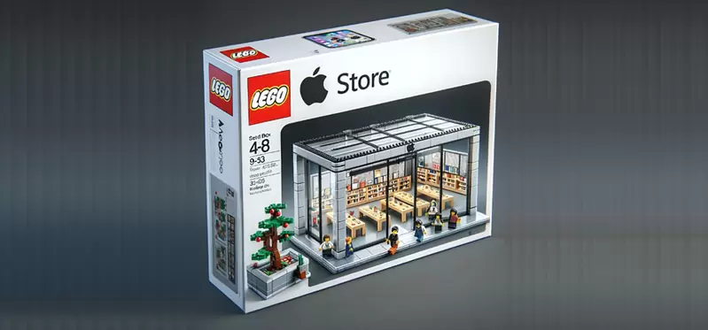 讓AI生成的《Apple Store》樂高玩具系列，真的有這種商品大人們肯定買爆
