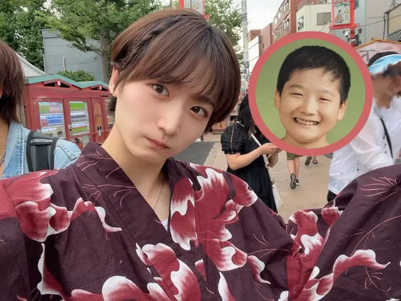 這是同一個人《辣個小時後喜歡吃飯糰的小男生》長大了之後變得超可愛