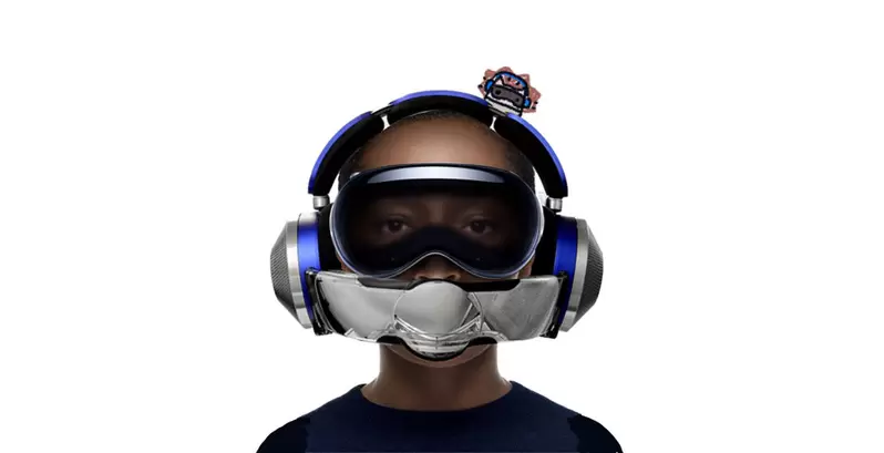 夢幻組合《Apple Vision Pro配上Dyson空氣清淨耳機》這就是未來新人類該有的樣子？