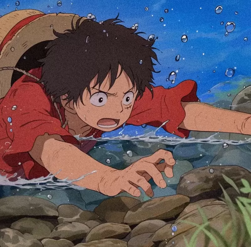 《吉卜力風格的海賊王》如果海賊王是由吉卜力動畫化的話....