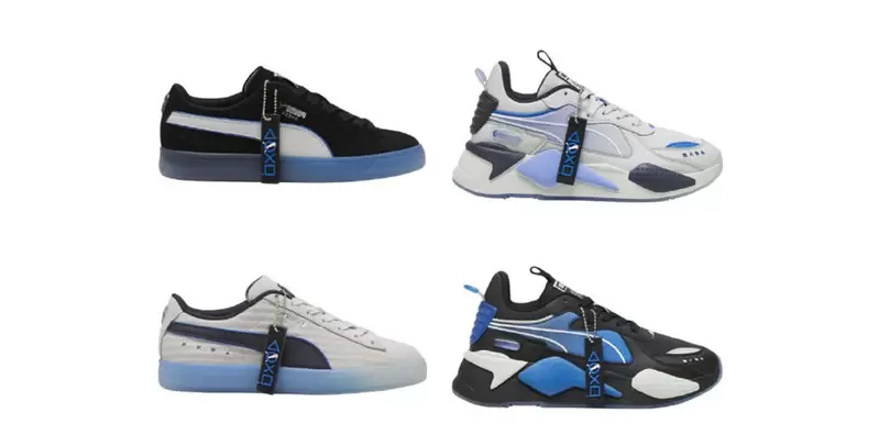 《PUMA與PlayStation聯名運動鞋》黑白兩種配色預計2024年內推出