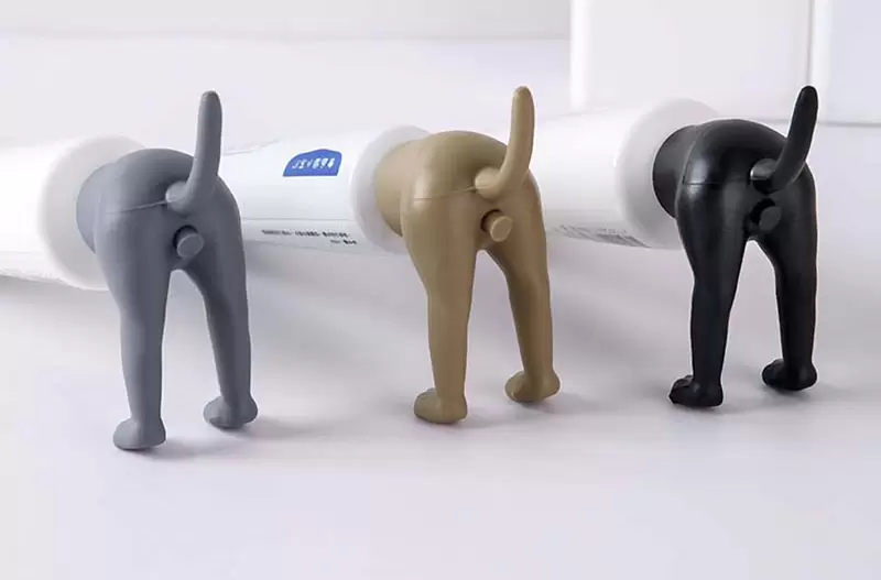 《狗狗屁屁牙膏帽》每次使用後都感覺有一種清新亮白好口氣