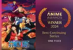 2024得獎結果《Crunchyroll動畫大賞》航海王二連冠達成，拿下年度最長篇動畫以及年度最佳主角兩項榮譽