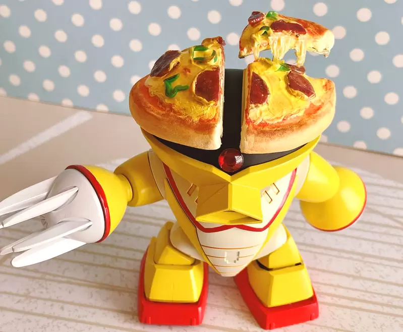 粉絲製作《Pizza亞凱》熱愛鋼彈模型的玩家創造的趣味模型