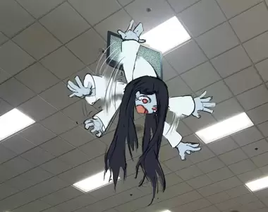 《如果貞子從這裡爬出來》對抗詛咒最好的辦法?電視掛天花板讓她摔斷脖子就好了