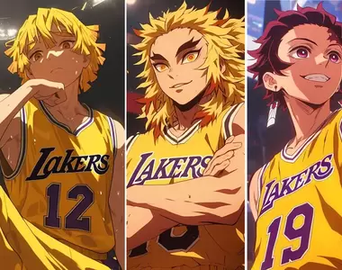 假如讓動漫角色成為《湖人籃球隊員》那這一隊估計是NBA中最逆天的一隻隊伍吧?