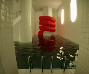 恐怖心理遊戲《Pools》無驚嚇無鬼怪要素，就你一個泳池哥在神秘空間裡逛逛逛