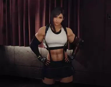 肌肉力量甦醒《Final Fantasy VII 重製版》惡搞MOD讓艾莉絲、蒂法和尤菲變成超壯大力士