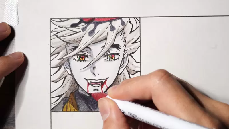 鬼滅之刃《童磨的12種動漫畫風》擁有七彩眼眸而且露出無害微笑的鬼 鬼滅之刃《童磨的12種動漫畫風》擁有七彩眼眸而且露出無害微笑的鬼