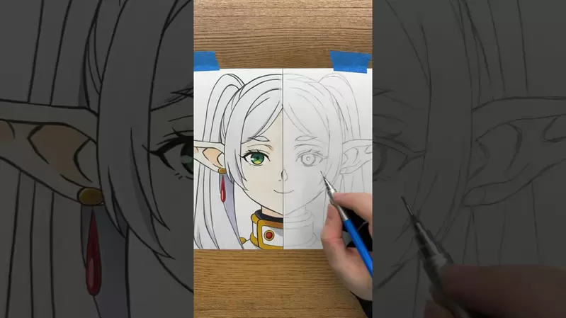 二次元VS三次元《葬送的芙莉蓮》一個畫面切換動漫畫風跟寫實畫風兩種風格 二次元VS三次元《葬送的芙莉蓮》一個畫面切換動漫畫風跟寫實畫風兩種風格