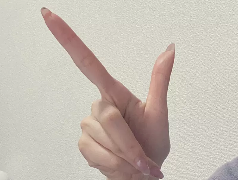 《畫中人的手指太長了》作者喊冤是照著自己的手畫 人家的手指真的就是這麼長