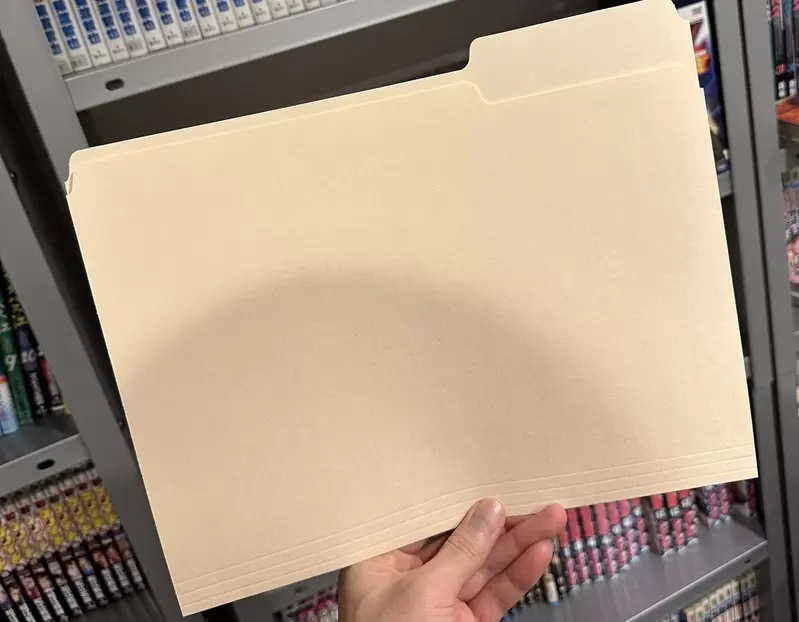 《其實沒看過實物的東西》在電腦上都看習慣了 但是你可曾見過真正的牛皮紙資料夾？