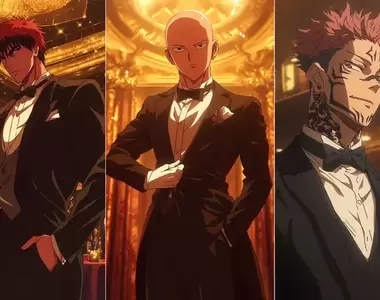 讓動漫男角通通穿起西裝禮服 不管今天這是頒獎典禮或是喝喜酒,這滿桌的人物通通不好惹