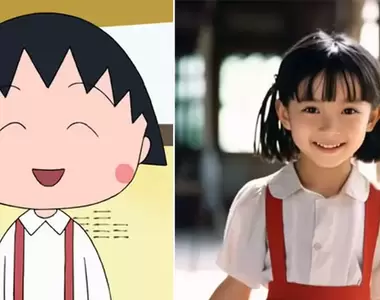 讓AI表現出《櫻桃小丸子真人版》的感覺,覺得櫻桃家全員的樣子蠻不錯的耶