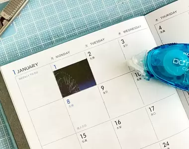 網友分享《很特別的筆記本記錄法》把商品標籤剪下貼起來的做法超有趣