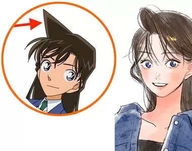 日本繪師詮釋《毛利蘭的頭髮問題》其實就是梳了一款很高的旁分這樣啦