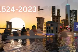 一支3D動畫帶你欣賞 1524~2023年美國紐約的街景轉變