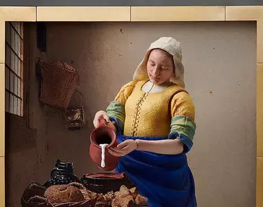 桌上美術館系列《倒牛奶的女僕》Figma開始預約 除了牛奶甚至連啤酒也幫你準備好了XD