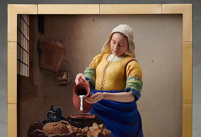 桌上美術館系列《倒牛奶的女僕》Figma開始預約 除了牛奶甚至連啤酒也幫你準備好了XD 桌上美術館系列《倒牛奶的女僕》Figma開始預約 除了牛奶甚至連啤酒也幫你準備好了XD