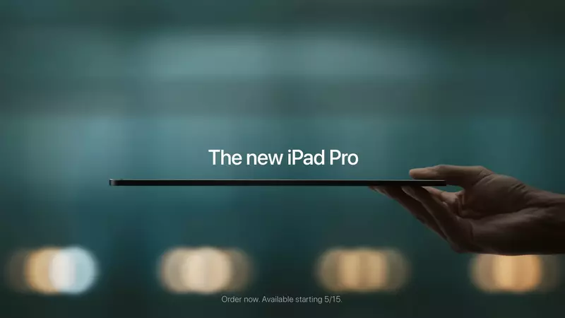 2024蘋果發表會《iPad Pro》搭載M4晶片不僅有超高效能,而且厚度只有0.5公分 2024蘋果發表會《iPad Pro》搭載M4晶片不僅有超高效能,而且厚度只有0.5公分