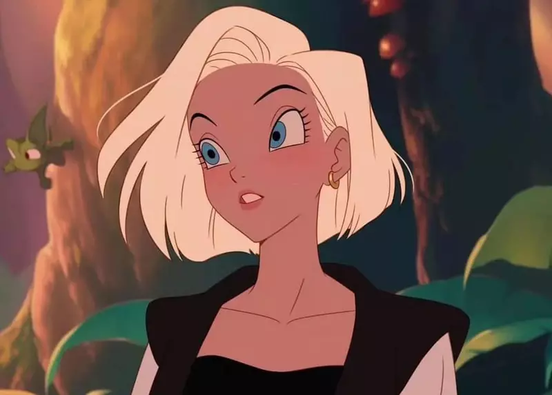 《迪士尼風格的七龍珠》18號弄成這個樣子若不弄成女主角我可是不看的喔 《迪士尼風格的七龍珠》18號弄成這個樣子若不弄成女主角我可是不看的喔