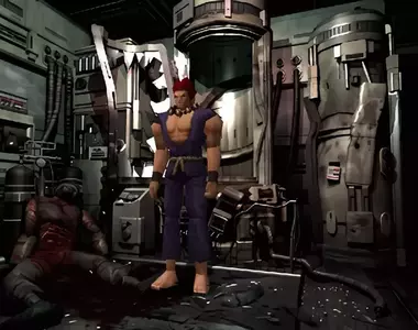 惡靈古堡2《豪鬼亂入Mod版》普通「暴君」三發波動拳就能讓其倒下,這威力是真的強啊XD