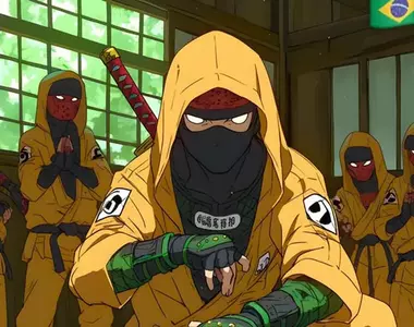 讓AI表現出《代表各國特色部族模樣》可能是加了火影忍者的關鍵字,這是要掀起另一股世界忍者大戰嗎?