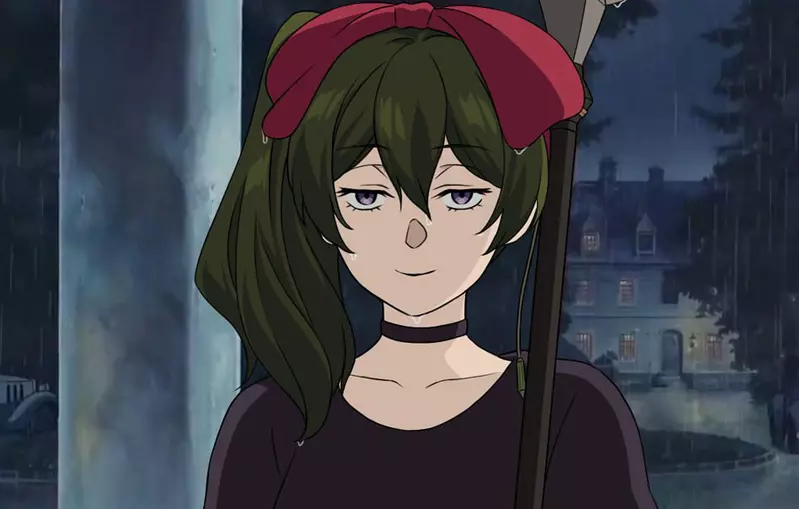 魔女宅急便之葬送的芙莉蓮版 這裡的尤蓓爾可能不會騎掃帚,但是對於能砍能切的東西很擅長 魔女宅急便之葬送的芙莉蓮版 這裡的尤蓓爾可能不會騎掃帚,但是對於能砍能切的東西很擅長