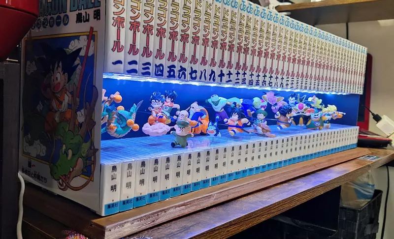 強者網友製作《七龍珠立體書背》耗時2天製作的模型,還原漫畫整套收集起來的模樣 強者網友製作《七龍珠立體書背》耗時2天製作的模型,還原漫畫整套收集起來的模樣