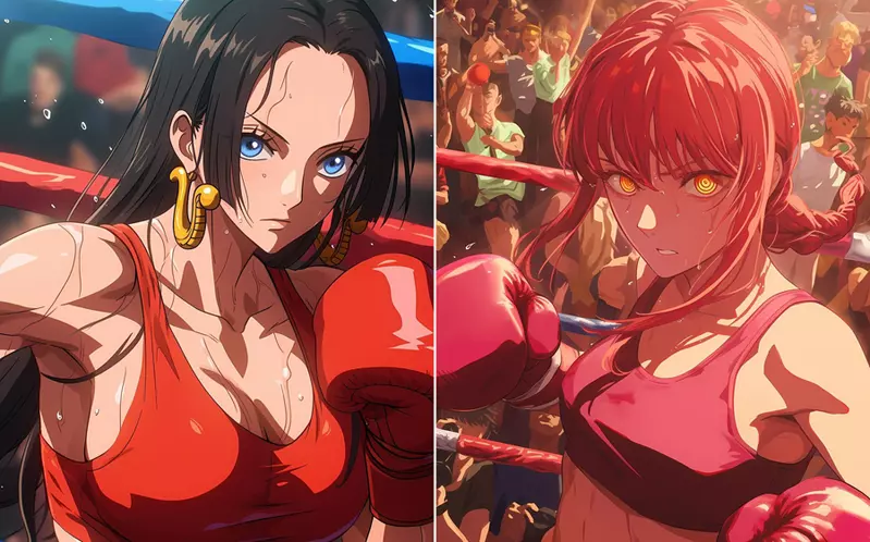 假如讓動漫角色成為《拳擊手》估計女子組的門票人氣會高男子組很多喔XD