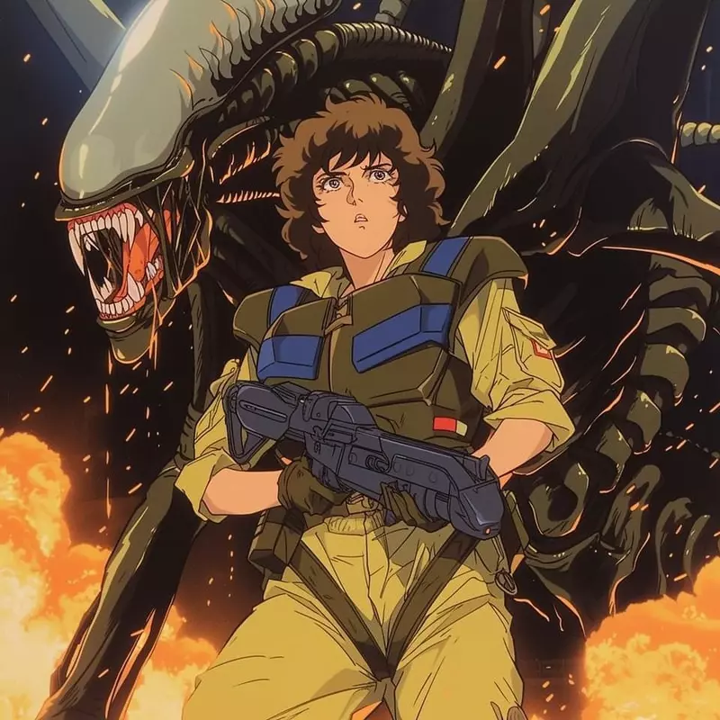 假如這些好萊塢電影是80年代的動畫 網友用AI技術還原當年舊版OVA的日式風格