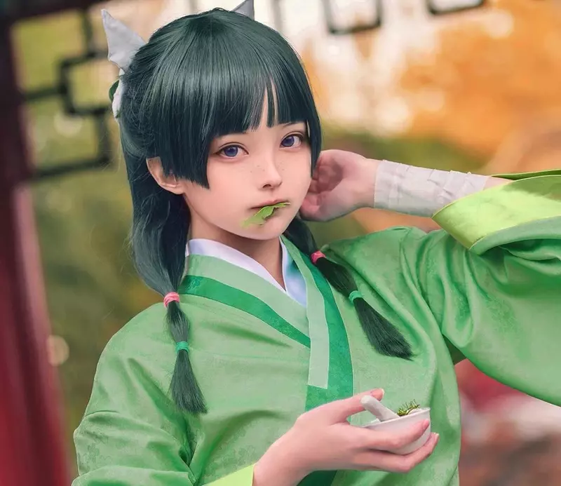 可愛美女cosplay《藥師少女的獨語》神還原女主角「貓貓」模樣，人家可是很有料的❤，我是說藥理方面的知識☆