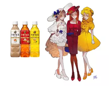 日本繪師作品《午後紅茶的擬人化》要是能跟官方合作轉印在商品上就好惹❤
