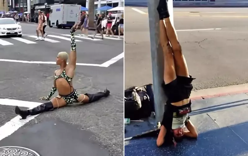 網友拍攝《好萊塢街頭實景》為什麼畫面裡每個人的行為都那麼像NPC? 網友拍攝《好萊塢街頭實景》為什麼畫面裡每個人的行為都那麼像NPC?