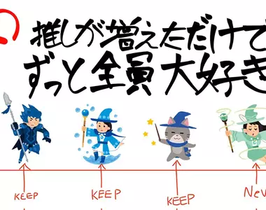 《宅宅如何愛上新偶像》並不是汰舊換新的過程 而是不論先來後到全部都喜歡?