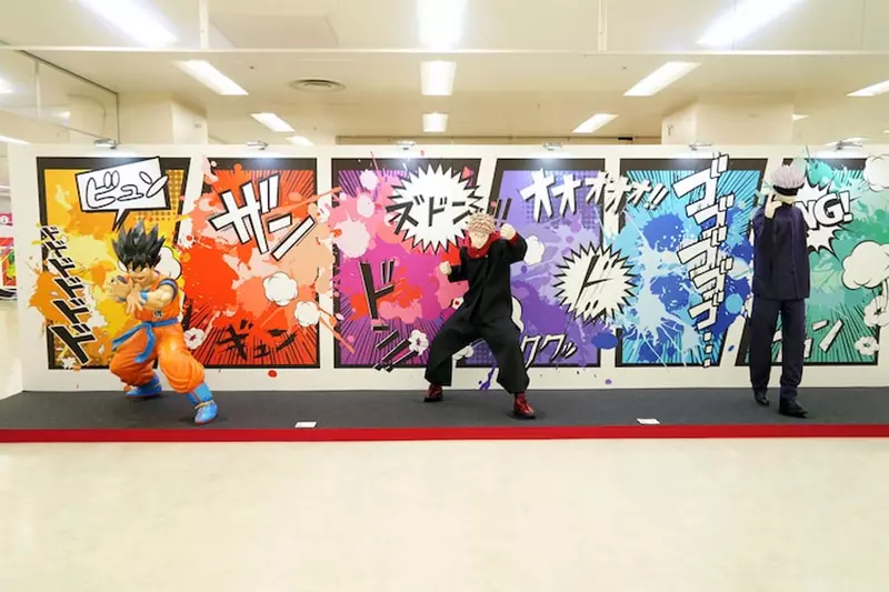 《JUMP SHOP》20周年紀念活動 池袋開幕！現場展示虎杖、五條悟的等身立像