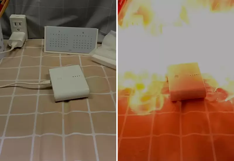 名古屋消防局提醒您《摔過的行動電源容易引起火災》請大家使用或充電時務必小心注意 名古屋消防局提醒您《摔過的行動電源容易引起火災》請大家使用或充電時務必小心注意