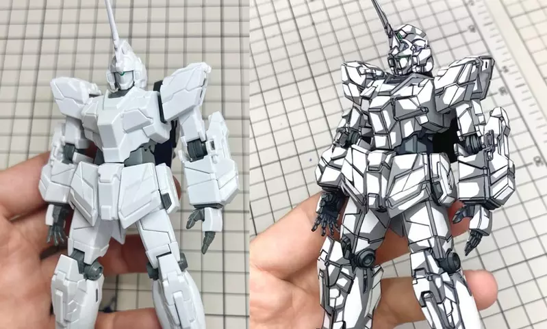 2次元風格的獨角獸鋼彈塗裝 網友的超強技術彷彿機體就像從動畫中走出來一樣 2次元風格的獨角獸鋼彈塗裝 網友的超強技術彷彿機體就像從動畫中走出來一樣