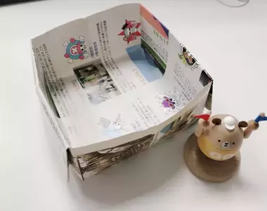 這篇教你用傳單摺成紙盒 影片教學還不會的大家保證一學就會